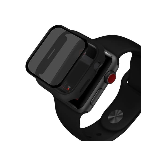 Apple Watch Series 8 (45mm) suojakuori karkaistulla lasilla - Musta Black