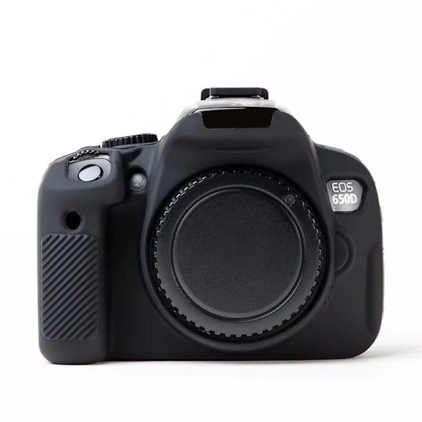 Canon EOS 600D/650D/700D silikonisuojus - Musta Black