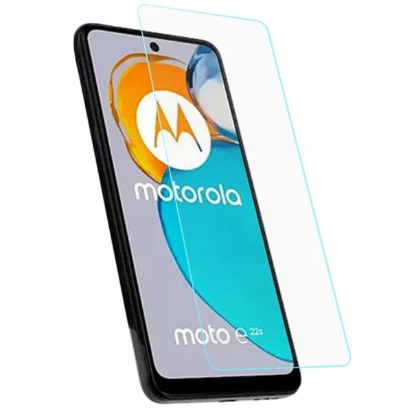 0.3mm hærdet glas skærmbeskytter til Motorola Moto E22s Transparent