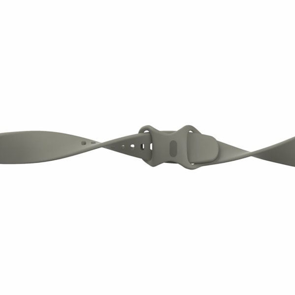 Fitbit Versa 3 / Sense silikon klockarmband - grå Size: S Silvergrå