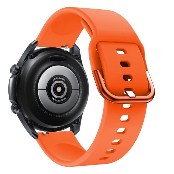 Samsung Galaxy Watch 3 (45mm) simple silikone rem - orange Orange