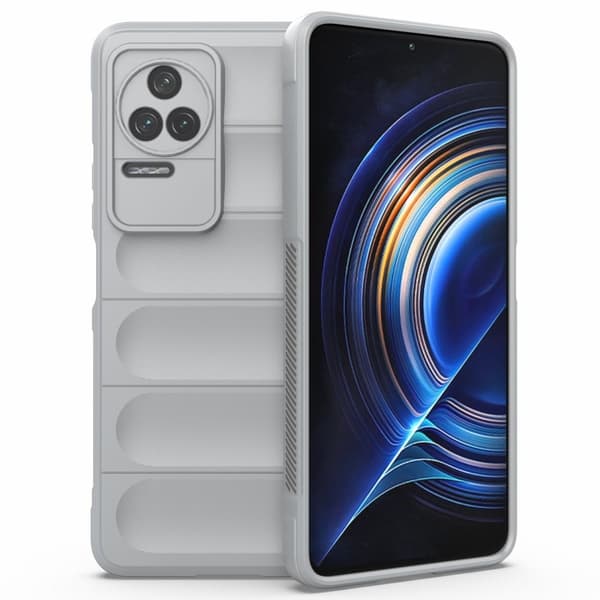 Mjukt greppformat Xiaomi Redmi K50 / Xiaomi Redmi K50 Pro skal - Silver/Grå Silvergrå