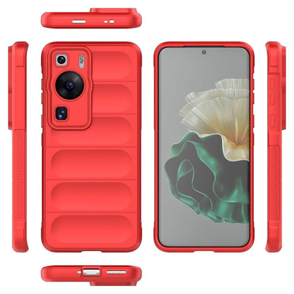 Blødt grebsformet cover til Huawei P60 - Rød Red