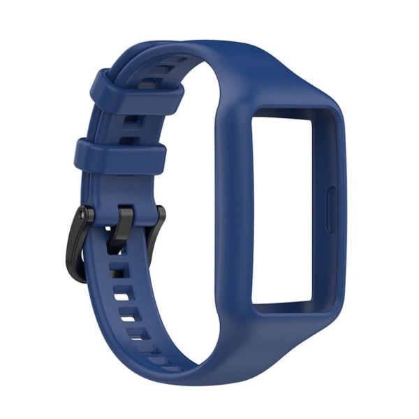 Huawei Band 6 silicone watch strap - Navy Blue Blue