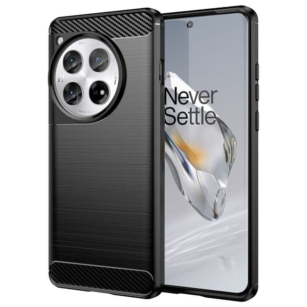Carbon Flex OnePlus 12 kotelot - Musta Black