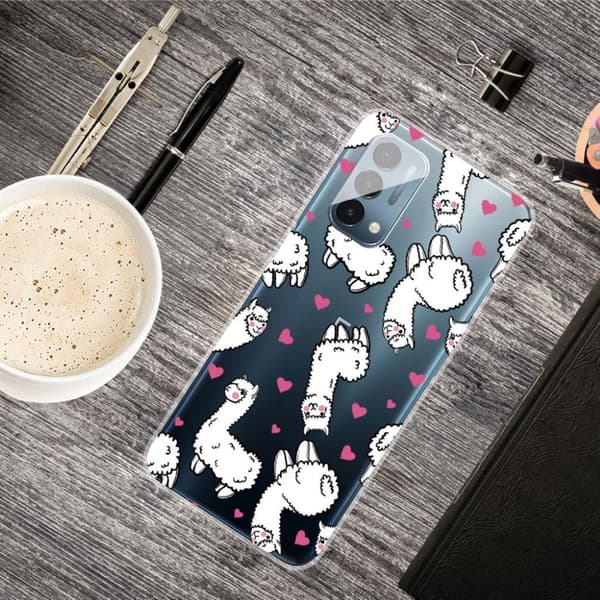 Deco OnePlus Nord N200 5G deksel - Hjerter Og Hjerter White