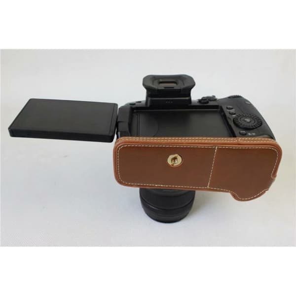 Panasonic DMC-GH5GK kameraskydd konstläder underdel - Brun Brun