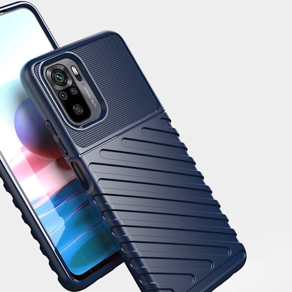 Thunder Xiaomi Redmi Note 10S / Xiaomi Redmi Note 10 skal - Blå Blå