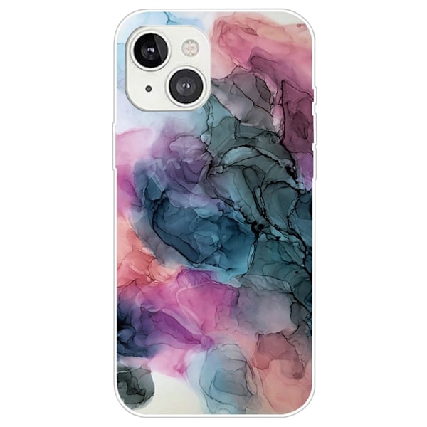 Marble design iPhone 14 Plus kotelot - Osmose Ruusu Ja Vihreä Multicolor