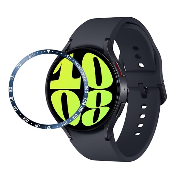 Samsung Galaxy Watch 6 (44mm) ring i rustfrit stål - Blå / Blå / Blå Blue
