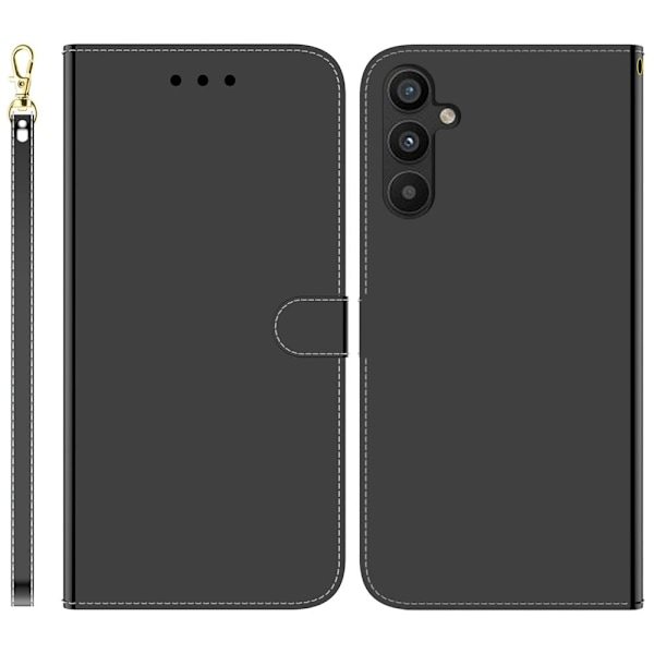 Mirror Samsung Galaxy A54 Flip Etui - Sort Black