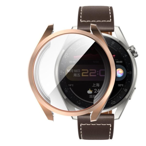 Huawei Watch 3 Pro electroplating TPU frame - Rose Gold Pink