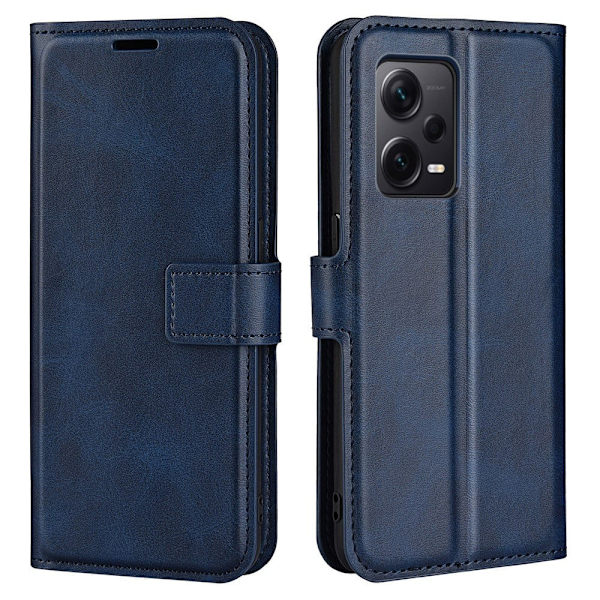 Lompakko Nahkakotelo For Xiaomi Redmi Note 12 Pro Plus - Sininen Blue