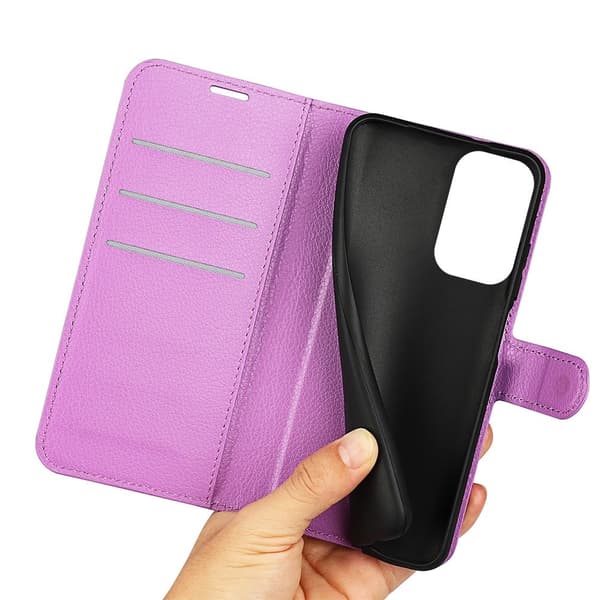 Classic Xiaomi Redmi Note 11 Pro Plus 5G flip etui - Lilla Purple