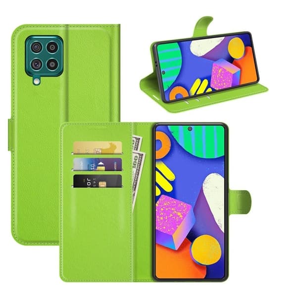 Classic Samsung Galaxy F62 Flippetui - Grønn Green