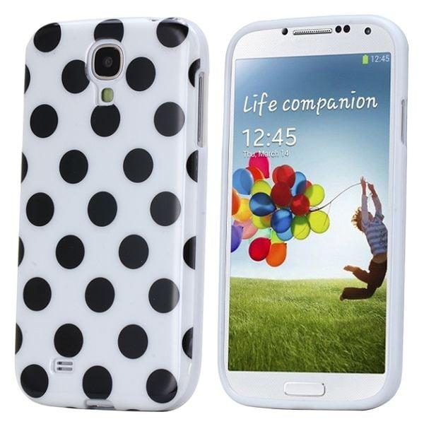 Polka Prikker (Hvid) Samsung Galaxy S4 Cover White