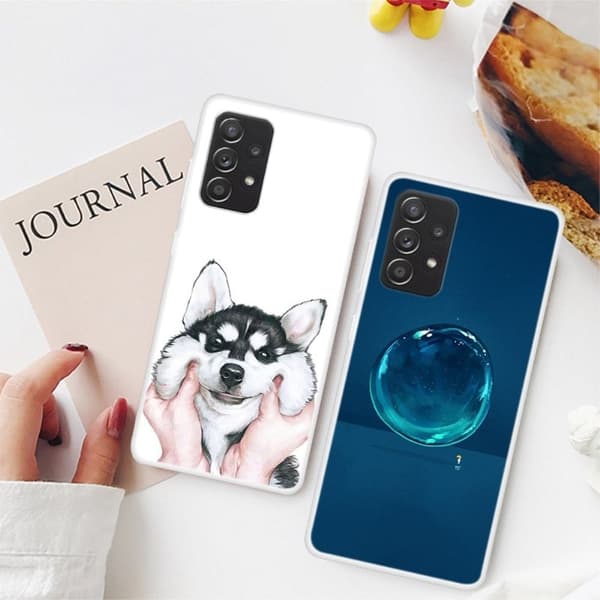 Deco Samsung Galaxy A13 4G deksel - Vanndråpe Blue