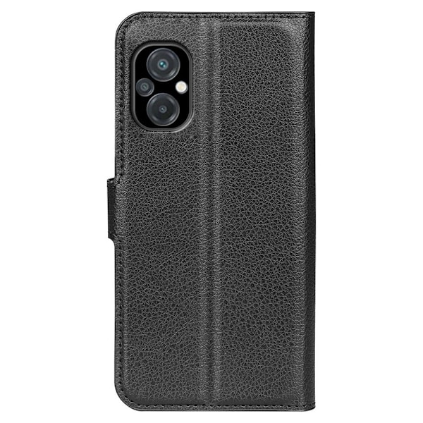 Klassisk Xiaomi Poco M5 Flip Etui - Sort Black
