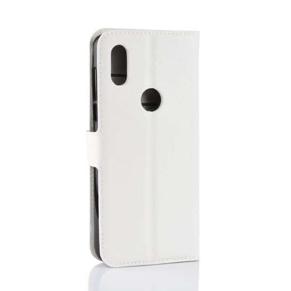 Xiaomi Mi Mix 3 Litchi Skinnetui - Hvit White