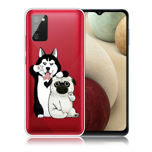 Deco Samsung Galaxy A02s Etui - Dogs Multicolor