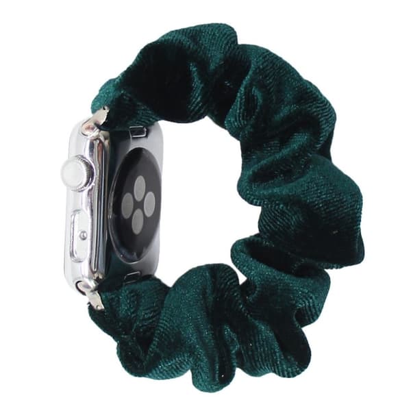 Apple Watch Series 6 / 5 44mm pulserende hårbåndsarmbånd - Mørkegrøn Green
