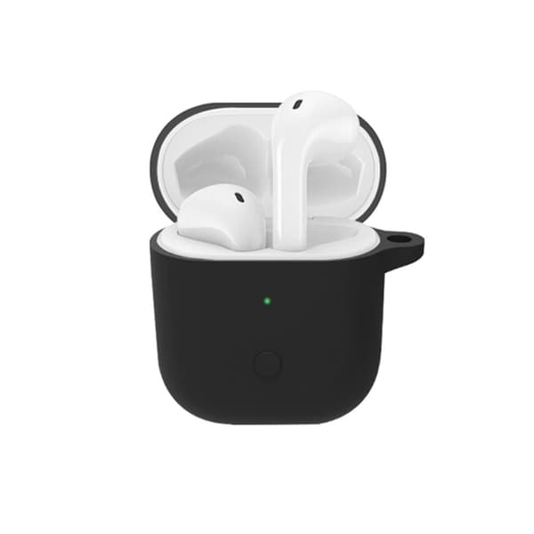 Realme Buds Air Neo silikoneetui med spænde - Sort Black