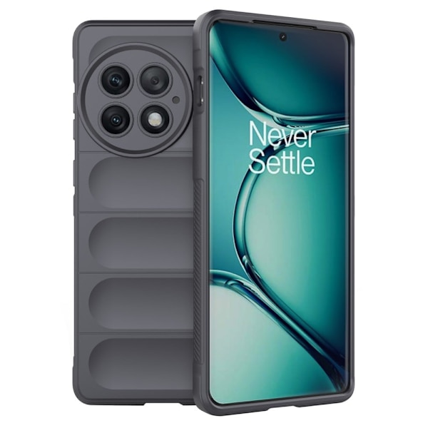Mjukt greppformat OnePlus Ace 2 Pro skal - Silver/Grå Silvergrå