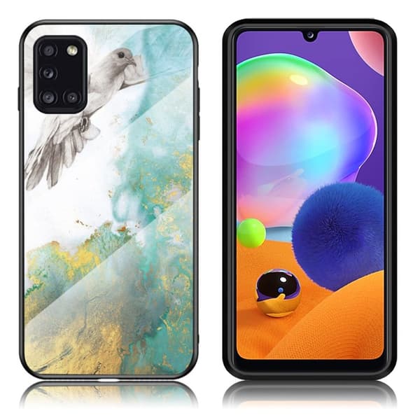 Fantasy Marmor Samsung Galaxy A31 skal - Flygande Duva multifärg