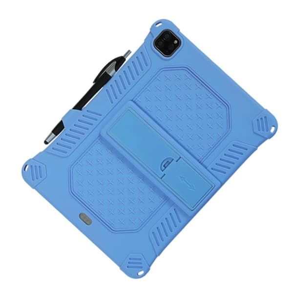 iPad Pro 11 tommer (2020) / (2018) flip-etui i skinn med solid tema - Mørkeblå Blue
