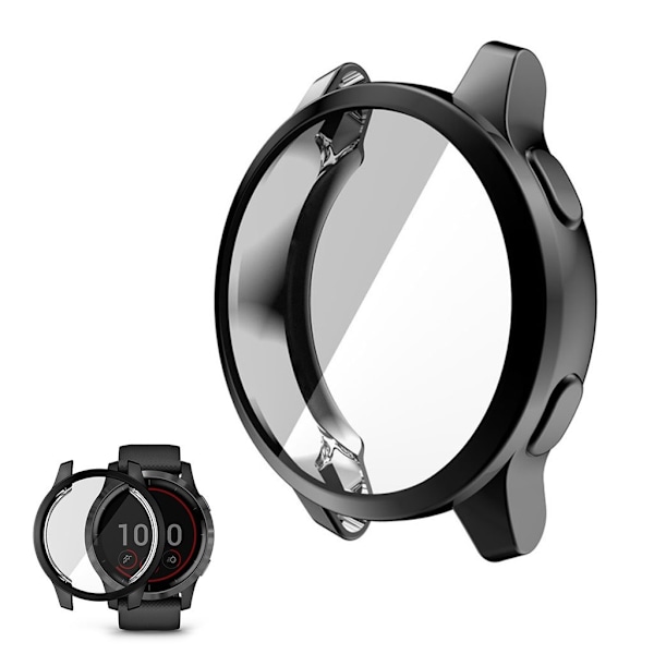 HAPT PRINCE Garmin Venu 2 / Vivoactive 4 TPU-skal - Svart Svart