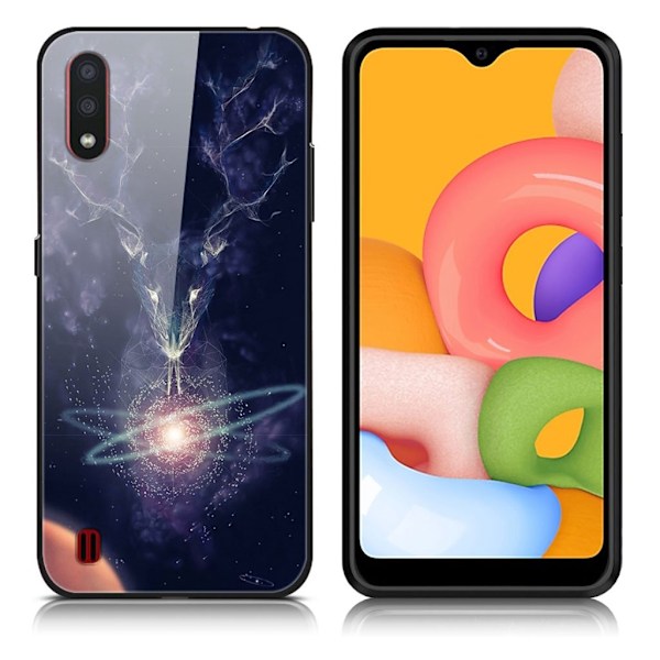 Fantasy Samsung Galaxy A01 skal - Älg Blå