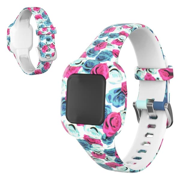 Garmin Vivofit Jr 3 pattern in silicone watch band - Flower multifärg