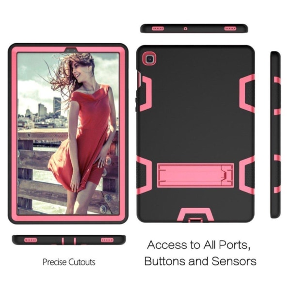 Samsung Galaxy Tab S5e shockproof hybrid case - Black / Rose Pink
