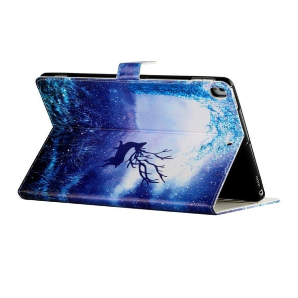Pattern leather case for iPad 10.2 (2019) / Air (2019) - Elk Blue
