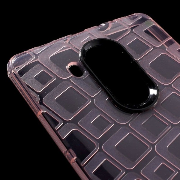 Valdemar TPU cover til Huawei Mate 8 med ternet mønster - Lyserød Pink