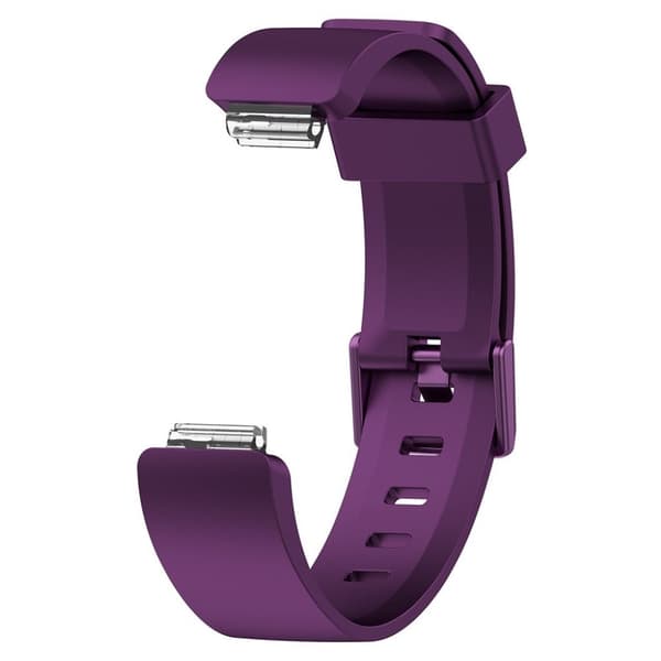 Fitbit Inspire / Inspire HR silikone erstatningsurrem - Mørkelilla Purple