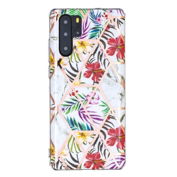 Marble Huawei P30 Pro case - Flowery Vines Multicolor
