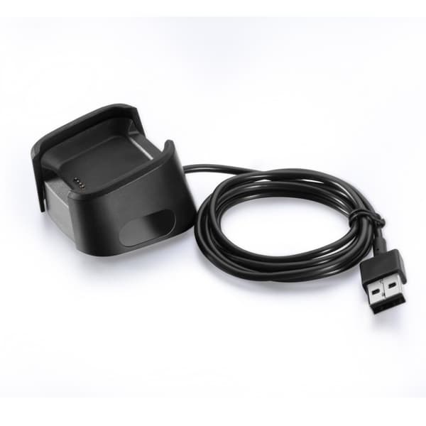 1 m Fitbit Versa Lite USB-ladestasjonskabel Black