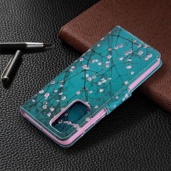 Wonderland Huawei P40 flip etui - Flower Branch Red