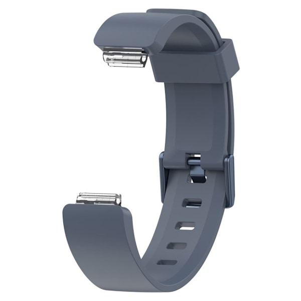Fitbit Inspire / Inspire HR klockband av silikon - Storlek L / Grå Silvergrå