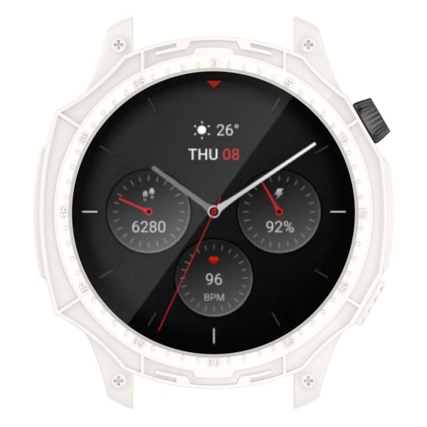 Amazfit GTR 4 46mm dial plate style protective cover - Ivory Whi Vit