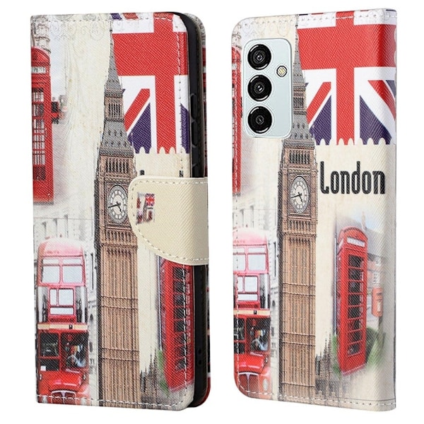 Wonderland Samsung Galaxy M23 flip kuoret - Lontoo Big Ben Multicolor
