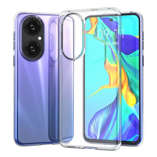 Erittäin ohut läpinäkyvä tapaus Huawei P50 Transparent