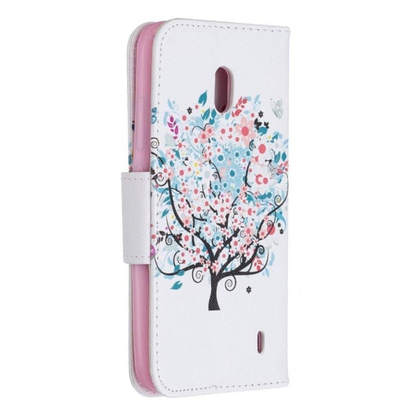 Wonderland Nokia 2.2 etui - Blomstret Træ Multicolor