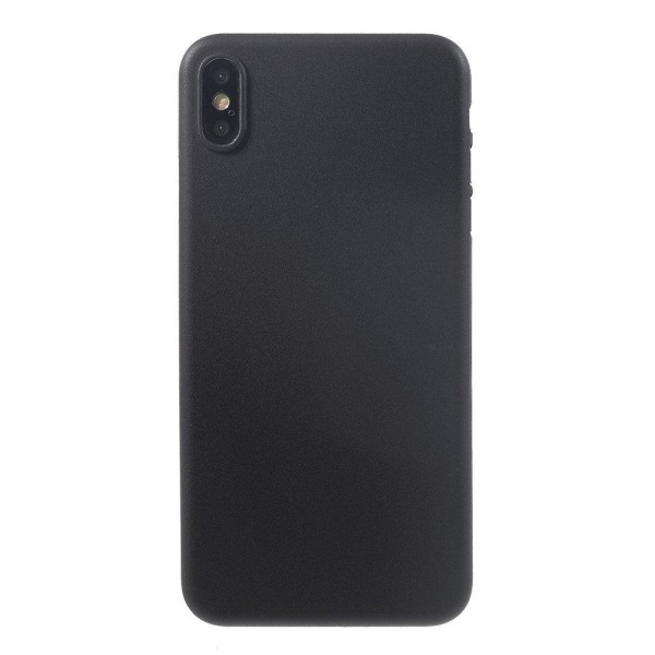 iPhone Xs Max ultratyndt, mat etui - Sort Black