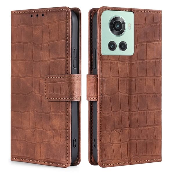 Croco OnePlus 10R / OnePlus Ace skal - Brun Brun