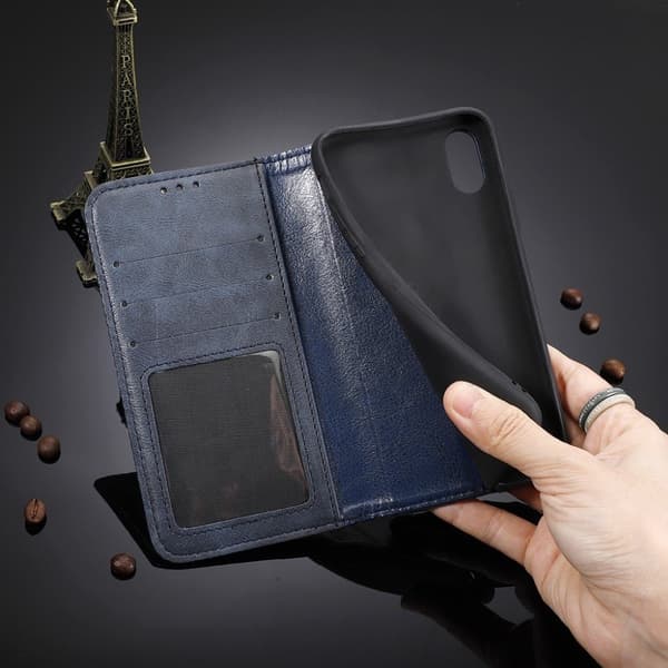 Bofink Vintage ZTE Blade V10 Vita etui – Blå Blue