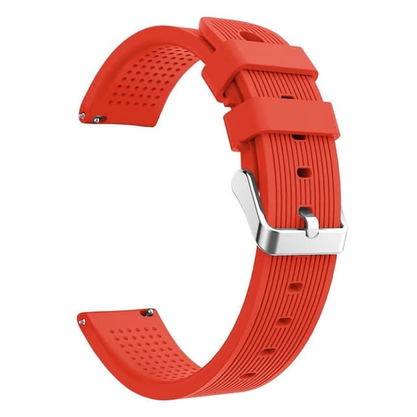 Amazfit GTS / Bip Lite randigt klockarmband i silikon - Orange Orange