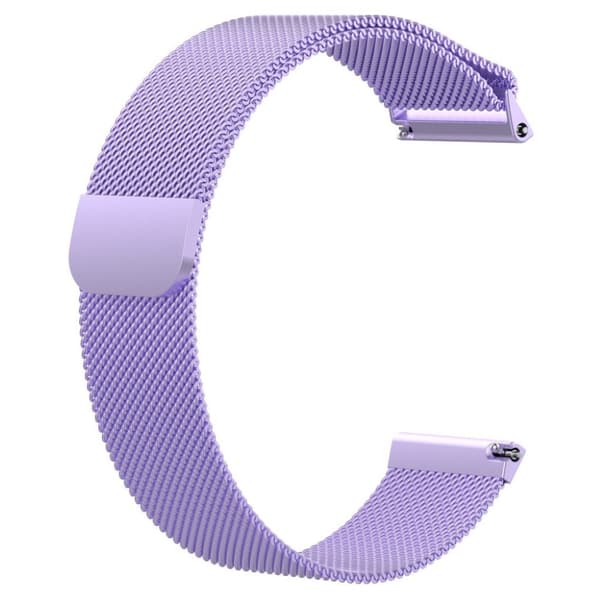 Fitbit Verse milanese rustfrit stål urrem - Størrelse: S / Lilla Purple