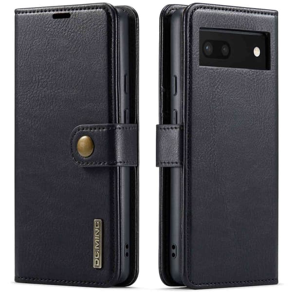 DG.Ming Google Pixel 6a 2-in-1 Lommebok Etui - Svart Black